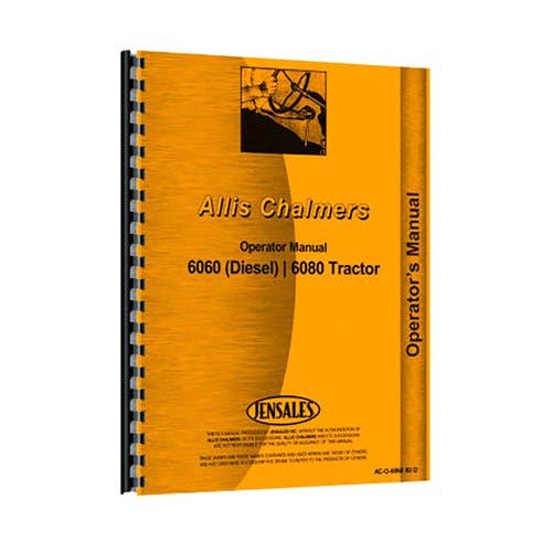 190138 | Operator's Manual | Allis Chalmers 6060 6080 |