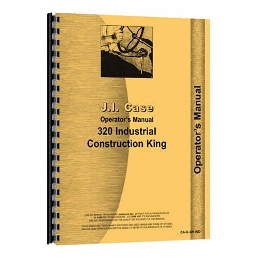 185076 | Operator's Manual | Case 320 320 |