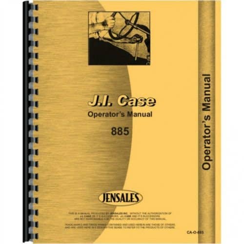 124990 | Operator's Manual | Case IH 885 |