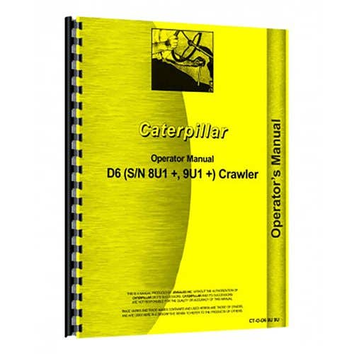 185332 | Operator's Manual | Caterpillar D6 D6 |