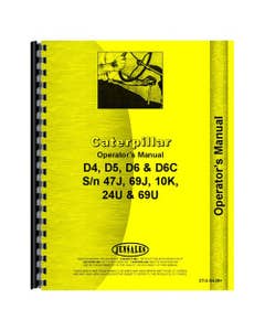 189395 | Operator's Manual | Caterpillar D6 D6 |