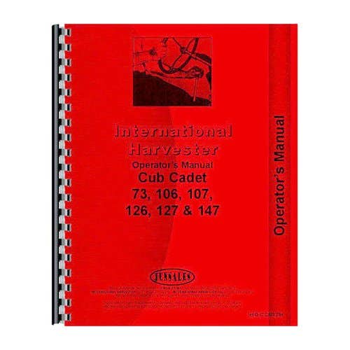 184640 | Operator's Manual | Cub Cadet 73 106 126 |