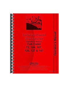 184640 | Operator's Manual | Cub Cadet 73 106 126 |