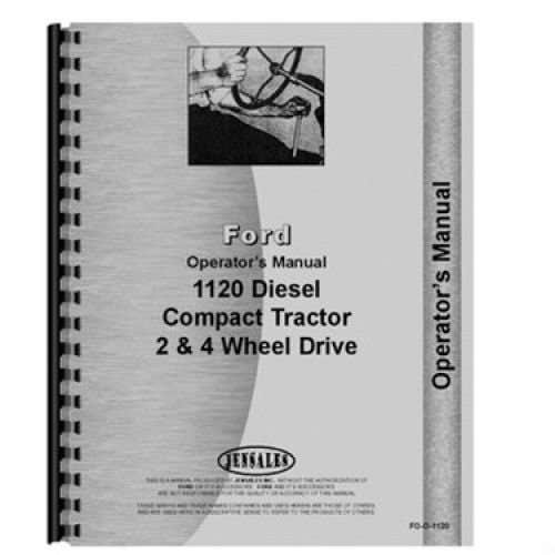Operator's Manual fits Ford 1120 Operator's Manual fits Ford 1120