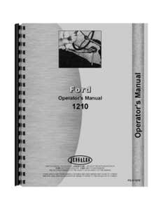 125016 | Operator's Manual | Ford 1210 |
