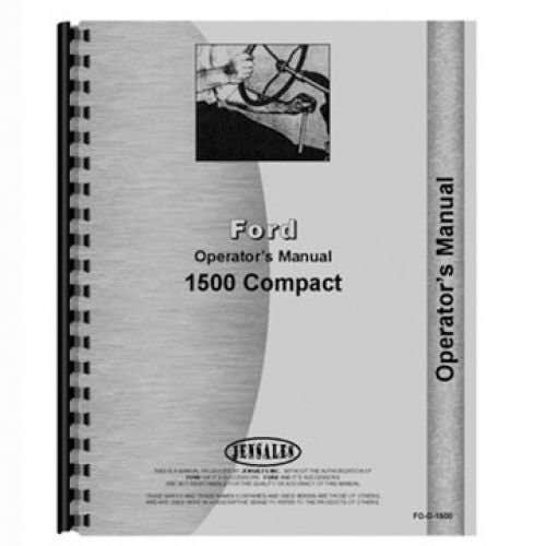 125018 | Operator's Manual | Ford 1500 |