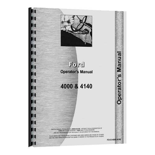 184898 | Operator's Manual | Ford 4040 4040 4140 4140 |