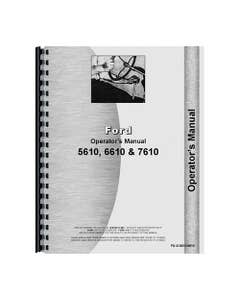 185309 | Operator's Manual | Ford 5610 6610 7610 |