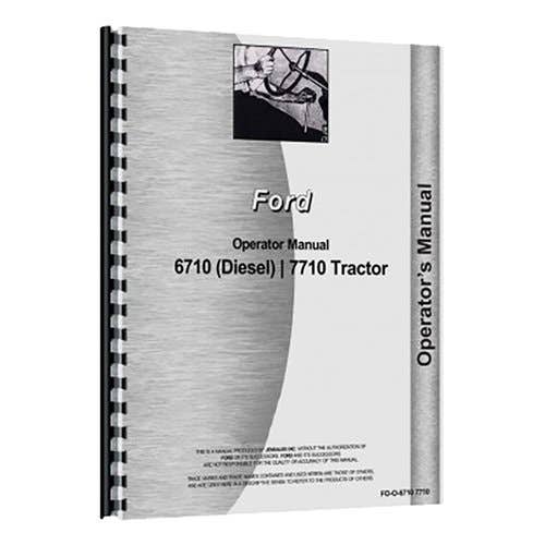 Operator's Manual fits Ford 6710 7710 Operator's Manual fits Ford 6710 7710