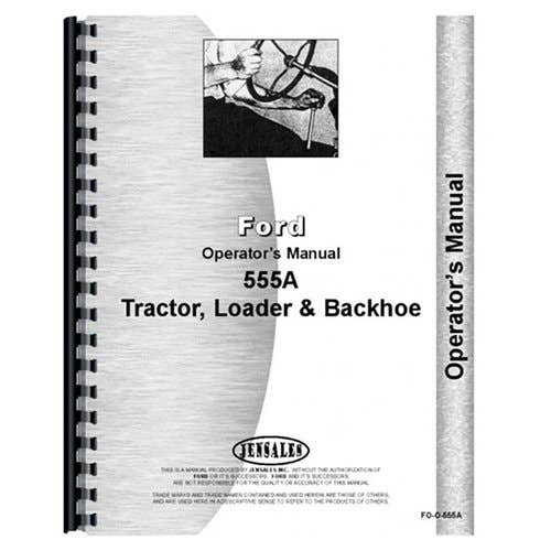 186992 | Operator's Manual | Ford 555A 555A |
