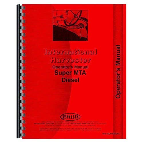 183901 | Operator's Manual | International | Farmall | IH Super MTA |