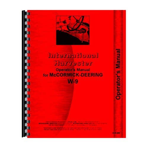 185055 | Operator's Manual | International | Farmall | IH W9 |