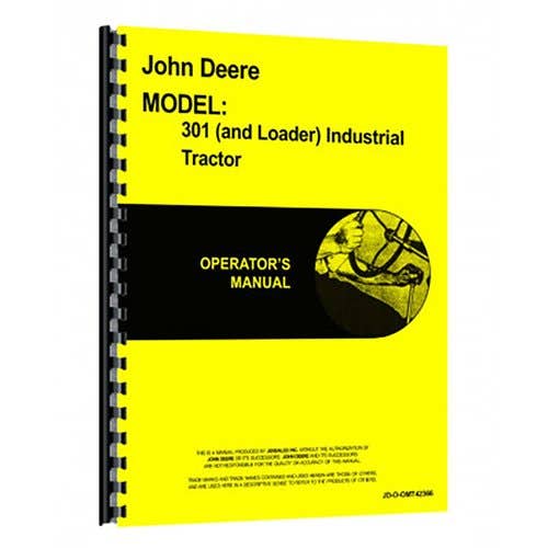 185004 | Operator's Manual | John Deere 301 301 |