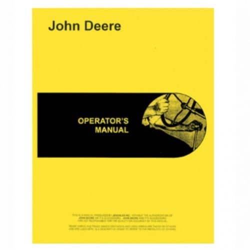 Operator's Manual fits John Deere 730 OMR20700
