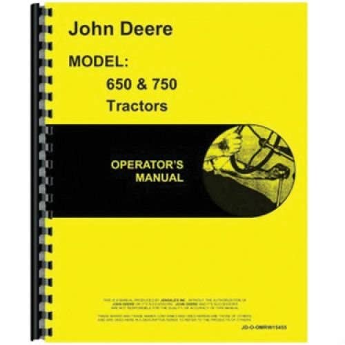 125035 | Operator's Manual | John Deere 650 650 750 750 |  | OMRW15455