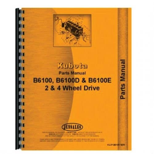 125068 | Operator's Manual | Kubota B6100 B6100 B7100 B7100 |