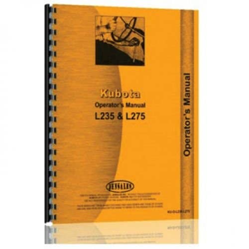 125125 | Operator's Manual | Kubota L235 L275 |