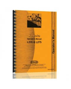 125125 | Operator's Manual | Kubota L235 L275 |