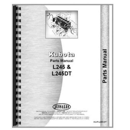 Operator's Manual fits Kubota L245 L245 Operator's Manual fits Kubota L245 L245
