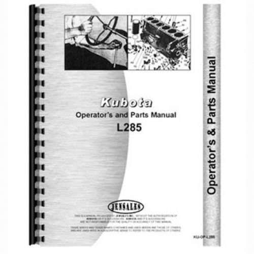 125127 | Operator's Manual | Kubota L285 |