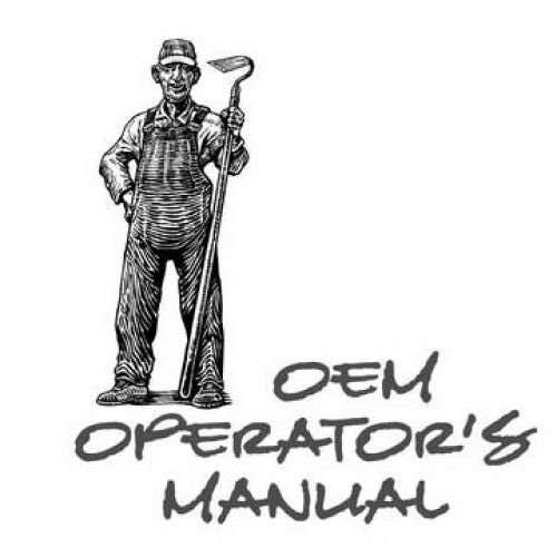 Operator's Manual fits Kubota M4700 Operator's Manual fits Kubota M4700