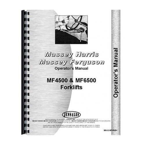 Operator's Manual fits Massey Ferguson 4500 6500 4500 Operator's Manual fits Massey Ferguson 4500 6500 4500