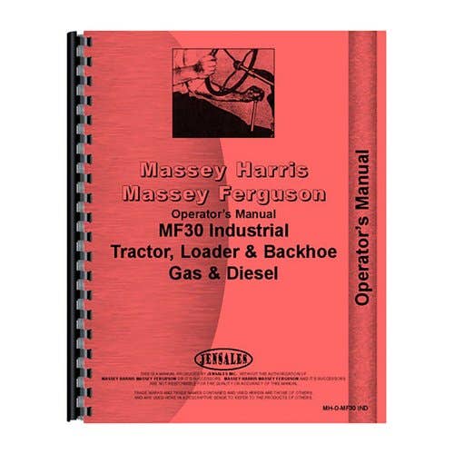 184401 | Operator's Manual | Massey Ferguson 30 30 |
