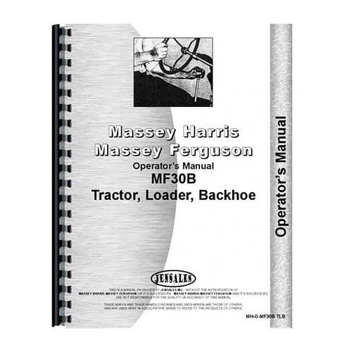 184410 | Operator's Manual | Massey Ferguson 30B 30B |