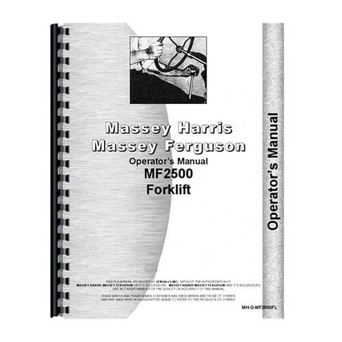 185039 | Operator's Manual | Massey Ferguson 2500 2500 |