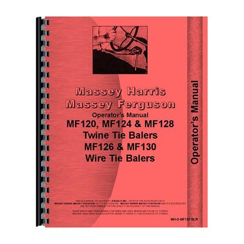 185044 | Operator's Manual | Massey Ferguson 120 124 126 128 130 |
