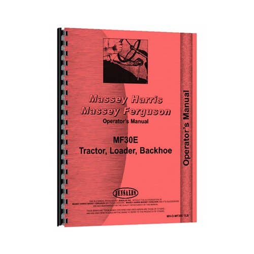 189381 | Operator's Manual | Massey Ferguson 30E 30E |