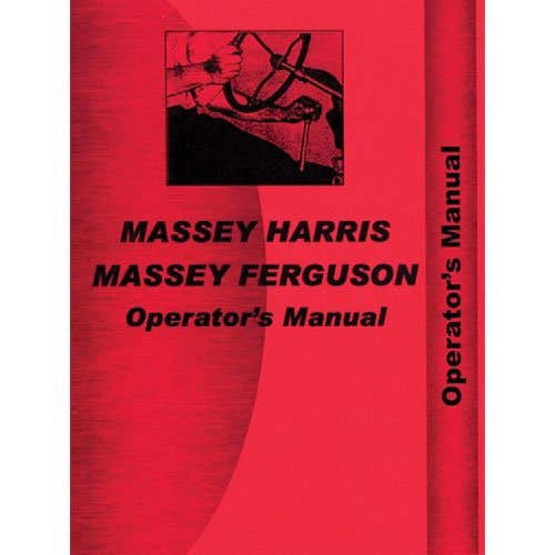 116213 | Operator's Manual | Massey Harris 33 |