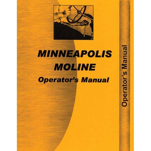 116637 | Operator's Manual | Minneapolis Moline R RTN RTU |