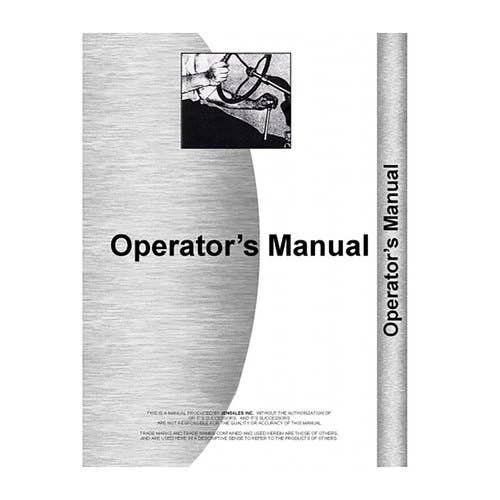 Operator's Manual fits New Holland TR75 fits Ford 2704ET Operator's Manual fits New Holland TR75 fits Ford 2704ET
