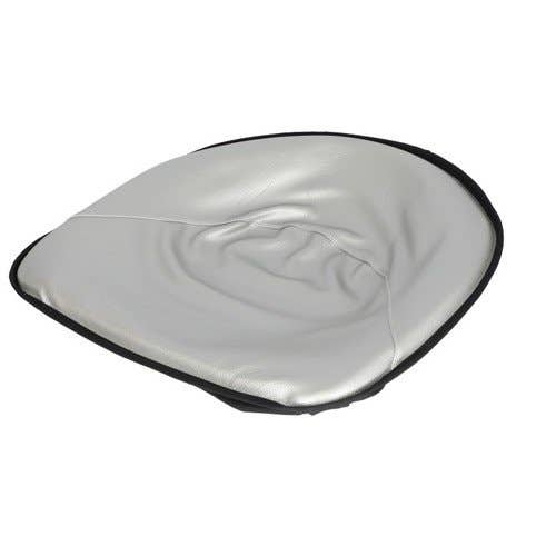 101366 | Pan Seat | 21" Deluxe Cushion | Vinyl | Silver | International | Farmall | IH A B C Cub Lo-Boy HV MD Super C Super H Super M Super MTA 200 230 240 240 300 300U 330 340 340 350 350U 400 450 460 | Massey Ferguson TE20 TEA20 TO20 TO30 TO35 20 20 |