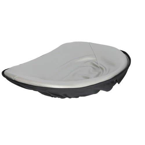 101366 | Pan Seat | 21" Deluxe Cushion | Vinyl | Silver | International | Farmall | IH A B C Cub Lo-Boy HV MD Super C Super H Super M Super MTA 200 230 240 240 300 300U 330 340 340 350 350U 400 450 460 | Massey Ferguson TE20 TEA20 TO20 TO30 TO35 20 20 |