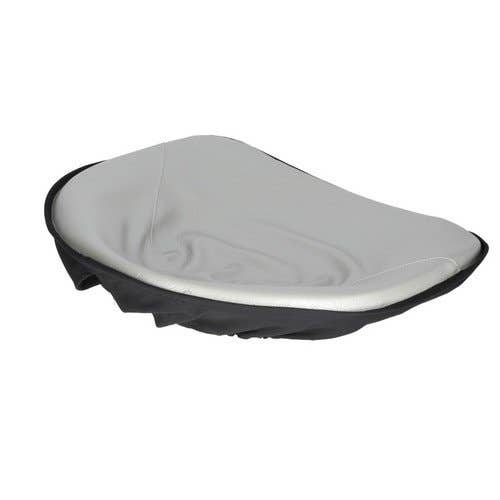 101366 | Pan Seat | 21" Deluxe Cushion | Vinyl | Silver | International | Farmall | IH A B C Cub Lo-Boy HV MD Super C Super H Super M Super MTA 200 230 240 240 300 300U 330 340 340 350 350U 400 450 460 | Massey Ferguson TE20 TEA20 TO20 TO30 TO35 20 20 |