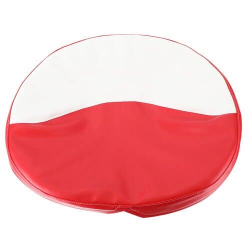 178155 | Pan Seat Cover - Tie On | Red/White |