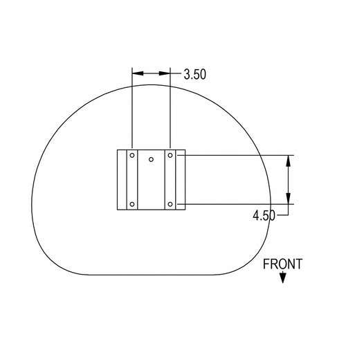 111318 | Pan Seat | Cushioned Steel | Vinyl | Silver | International | Farmall | IH A B Super A 100 130 140 140 300 300U 330 340 340 350 444 444 2444 2444 |  | 357518R91