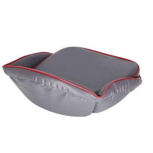 126876 | Pan Seat Deluxe Cushion with Ferguson Script | Vinyl | Gray | Massey Ferguson TE20 TEA20 TO20 TO30 TO35 |