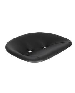 101377 | Pan Seat | Padded Steel | Vinyl | Black |