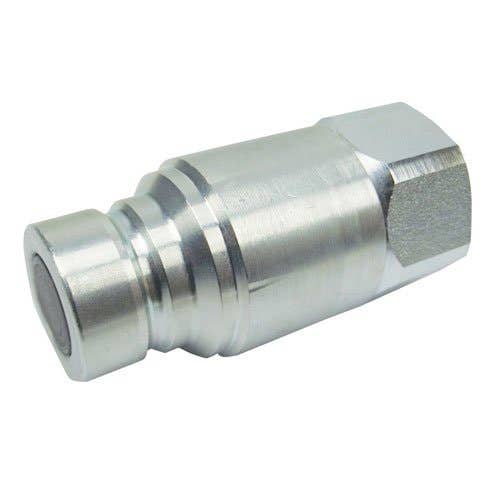 120880 | Parker FEM-502-8FP Hydraulic Quick Coupler Nipple | Male Flat Face | 1/2" | 3675 PSI | Thomas T105 T137 T153 T175 T205 T250 T255 T320 |