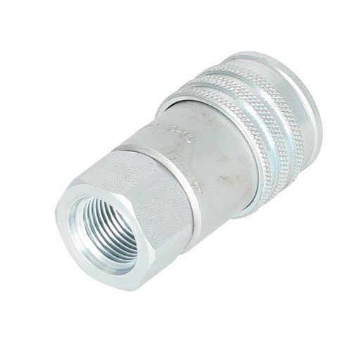 159970 | Parker FEM−501−10FO−NL Hydraulic | Quick Coupler | Female Flat Face | 1/2" | 3625 PSI | Bobcat 463 553 753 763 | Case 410 420 430 435 440 445 450 450 465 | Caterpillar 216B 226 232 236B 242 246B 248B 252B 262B 268B | New Holland LS140 LS150 |