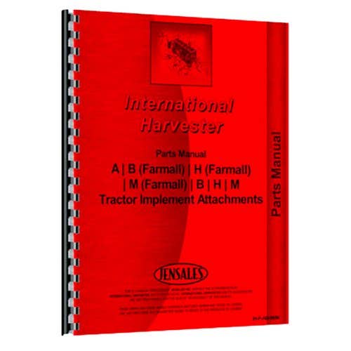 Parts Manual - Implement Attachments fits International A H M Parts Manual - Implement Attachments fits International A H M