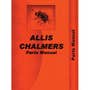 115957 | Parts Manual | Allis Chalmers 180 | 115957 | Parts Manual | Allis Chalmers 180 |