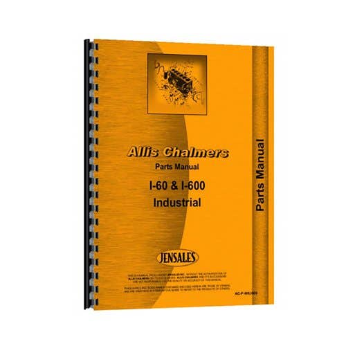 184212 | Parts Manual | Allis Chalmers I60 I60 I600 I600 |