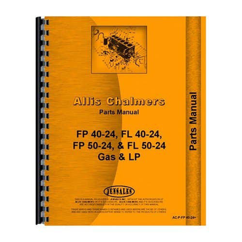 184382 | Parts Manual | Allis Chalmers FP40 FP50 |