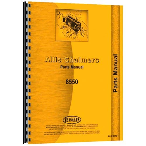 184488 | Parts Manual | Allis Chalmers 8550 |