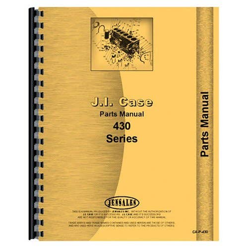 183943 | Parts Manual | Case 430 430 |
