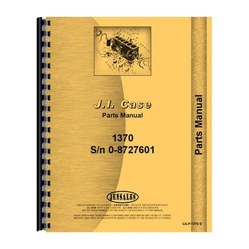 184221 | Parts Manual | Case 1370 |